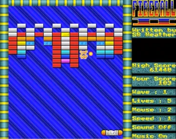 Fireball II (1990)(Cambridge International) screen shot game playing